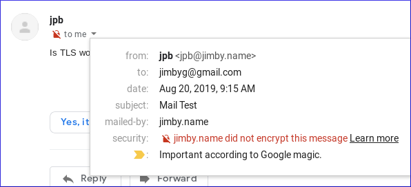 Gmail Encryption Icon