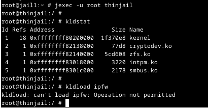 Jail With Host Based Networking. Refer to paragraphs below.
